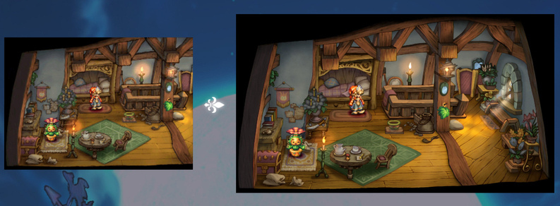 Legend of Mana Remaster comparison