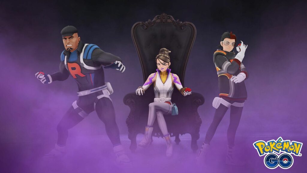 Pokémon Go Team Go Rocket Arlo Cliff Sierra