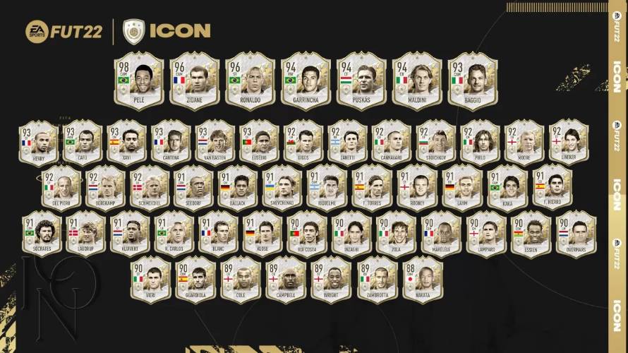 FIFA 22: disponibili le Icon Prime nei pacchetti