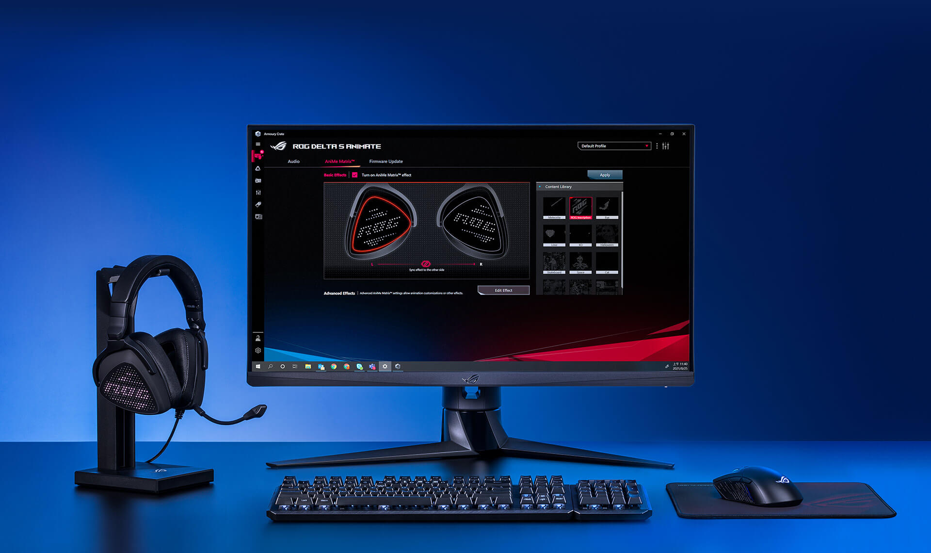 Asus ROG Delta S Animate: le cuffie con tecnologia AniMe Matrix