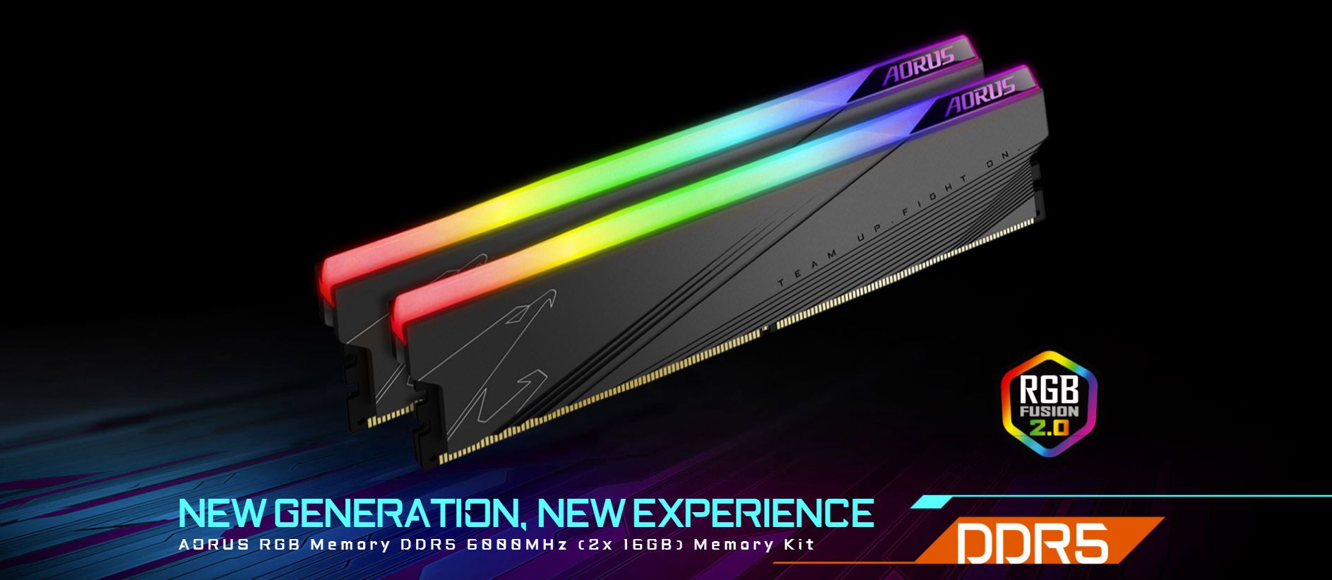 GIGABYTE AORUS RGB DDR5: ecco il nuovo kit di memoria