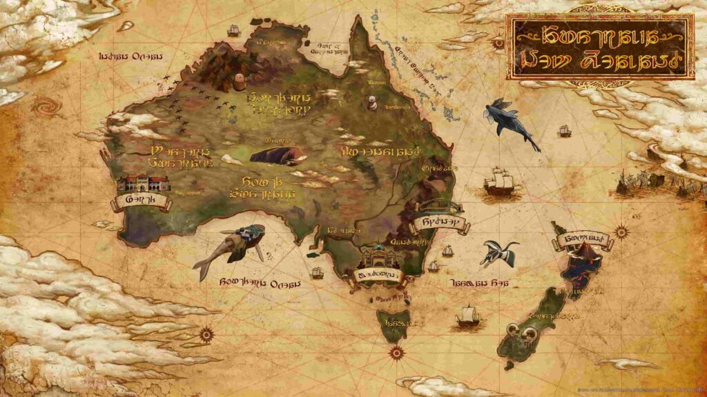 Final Fantasy XIV mappa oceania