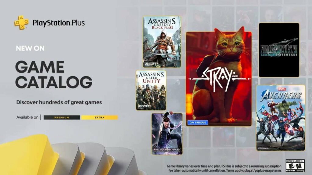 PlayStation Plus Extra Luglio 2022