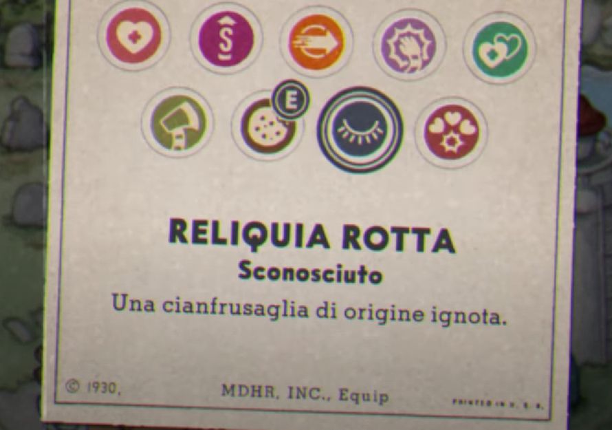 Reliquia rotta cuphead