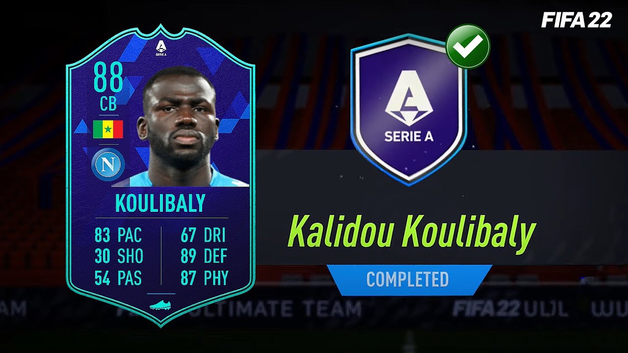 FIFA 22: ecco la SBC per Koulibaly Player Moments
