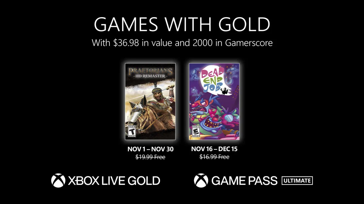games with gold novembre