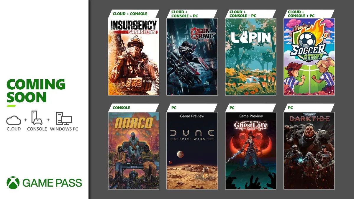 Xbox Game Pass: i nuovi giochi di novembre 2022