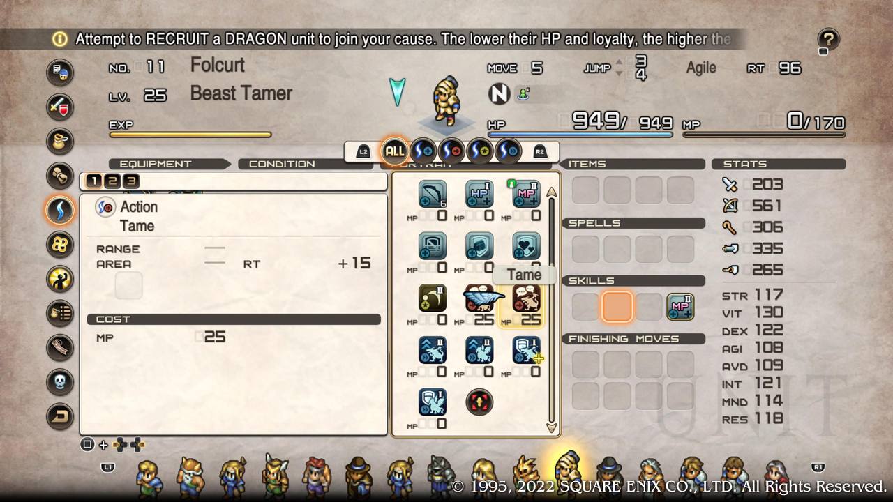 Tactics Ogre Reborn draghi