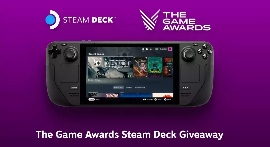 Come vincere una Steam Deck durante i The Game Awards
