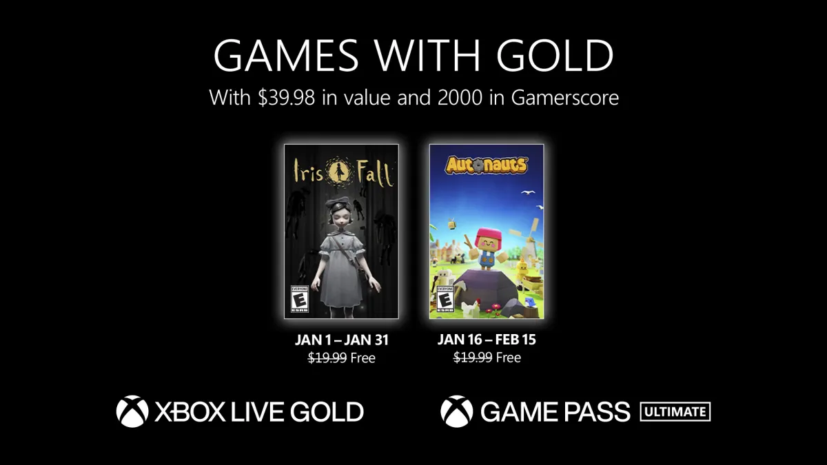 games with gold gennaio