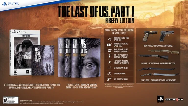 The Last of Us: parte 1 arriva la Firefly Edition in Europa