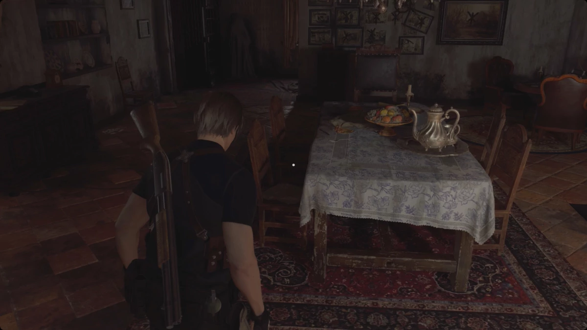 Resident Evil 4 Remake casa capo del villaggio