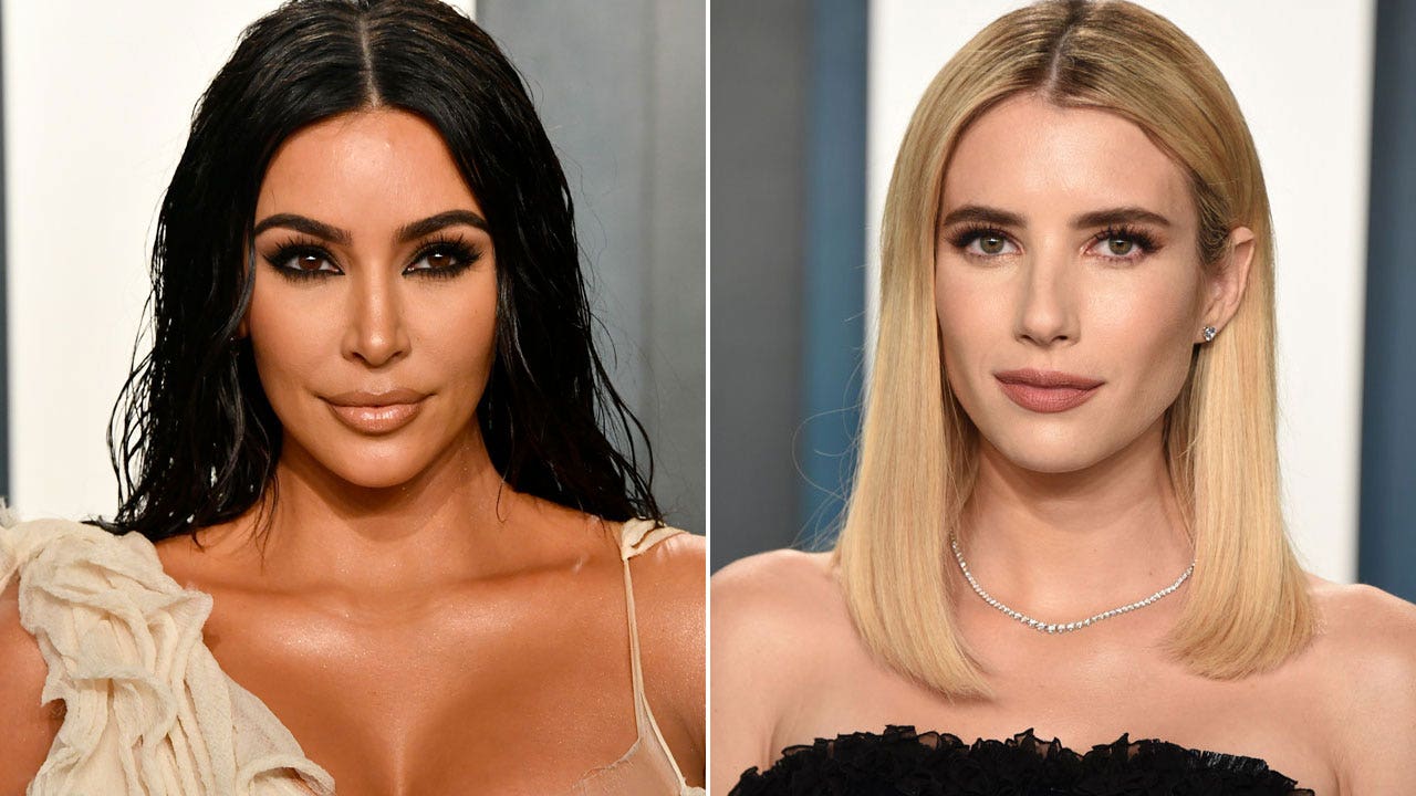 Kim Kardashian e Emma Roberts American Horror Story Delicate