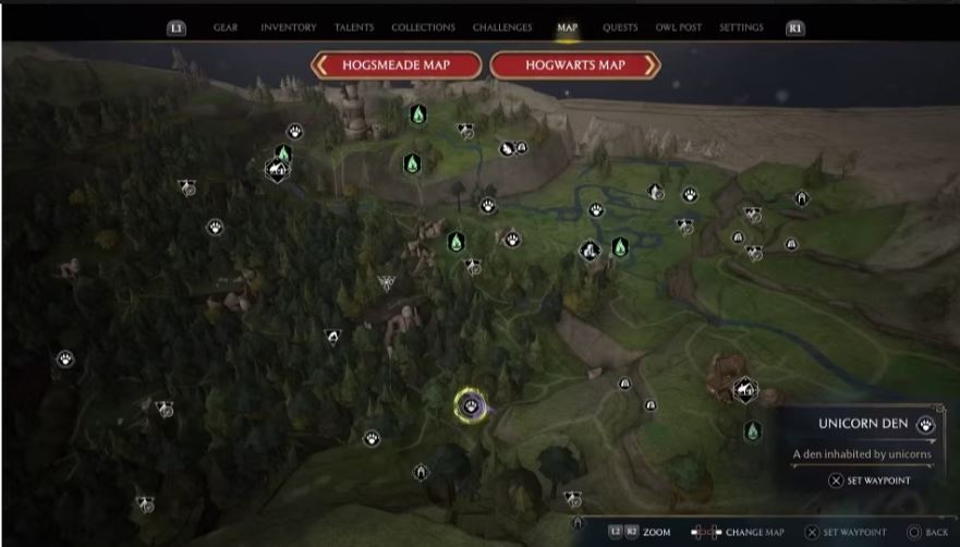 Hogwarts Legacy Unicorni