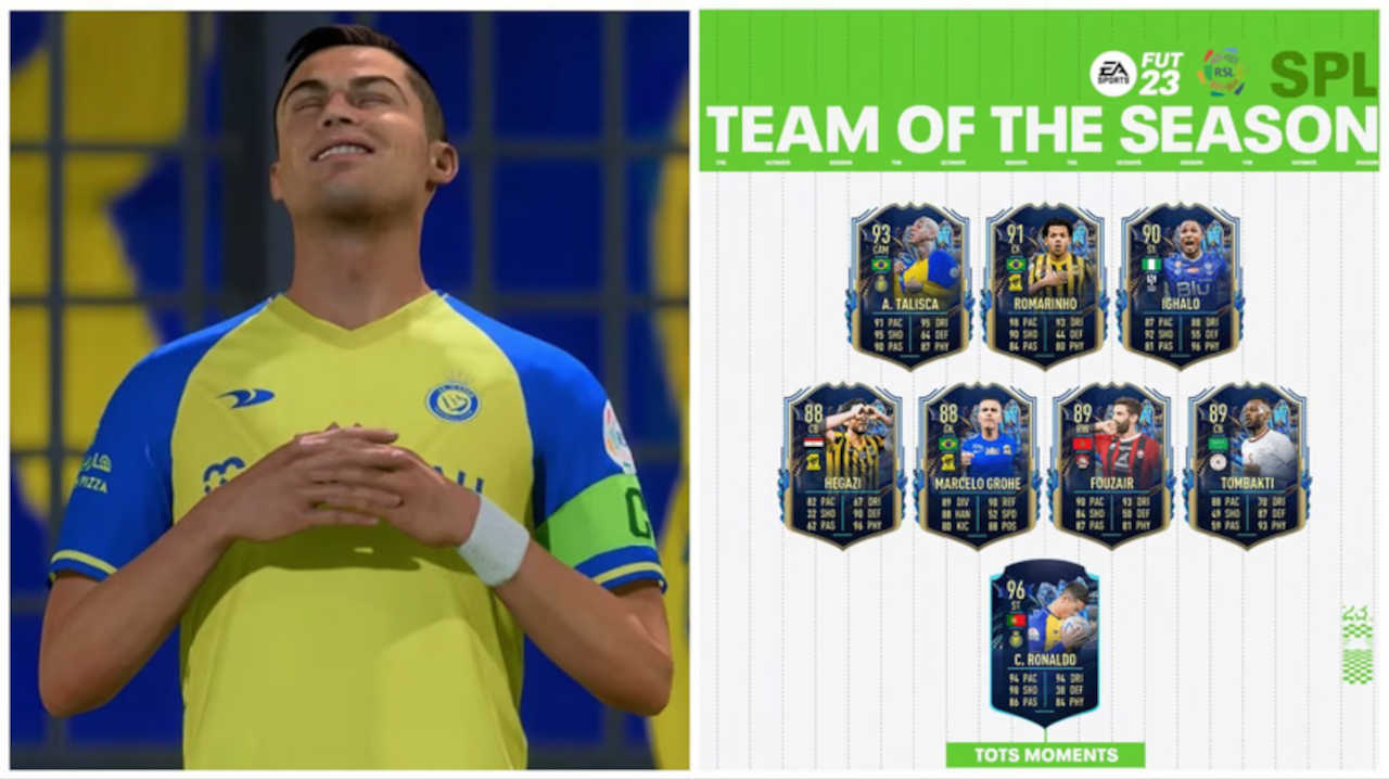 FIFA 23, Cristiano Ronaldo torna in gran forma coi TOTS