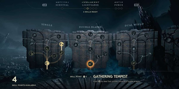 Star wars Jedi Survivor lightsaber skill