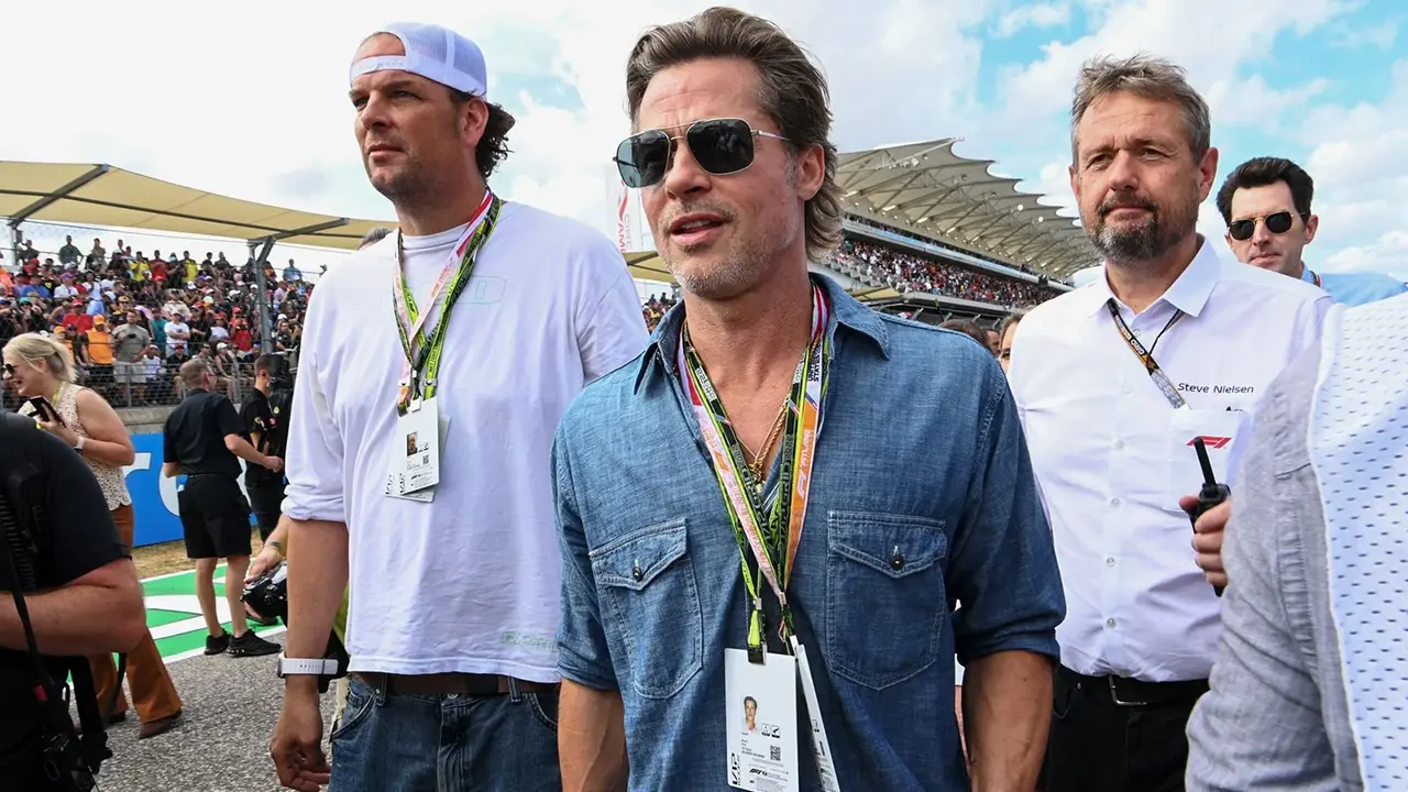 Brad Pitt Jarred Land Formula 1