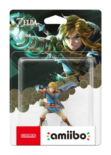 Amiibo di Link in versione The Legend of Zelda Tears of the Kingdom