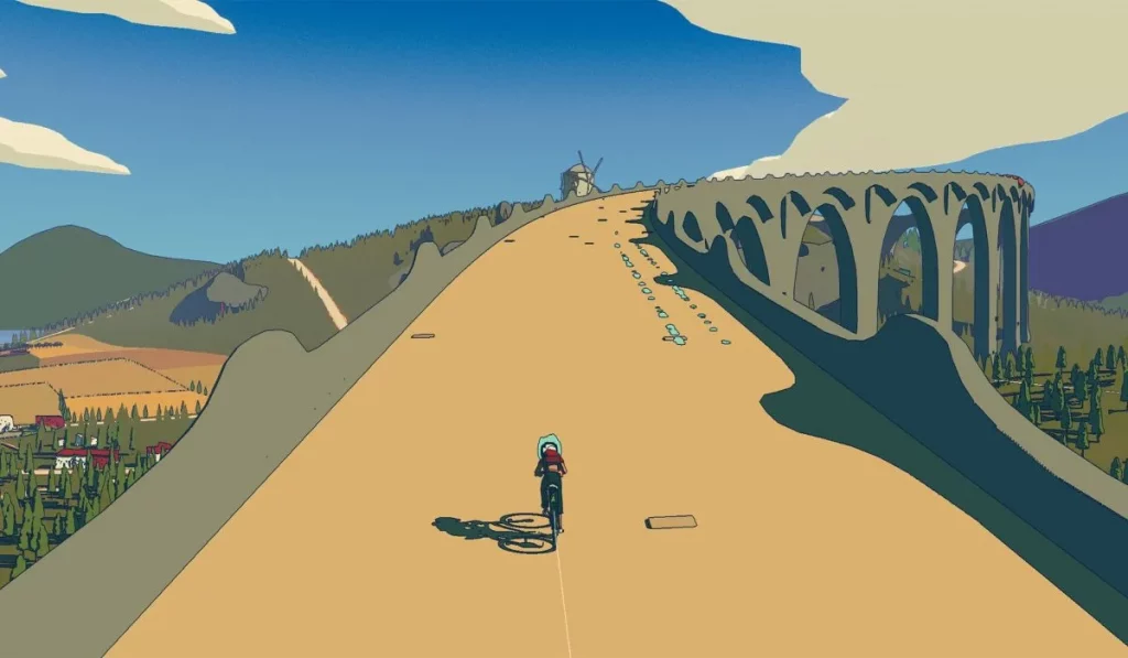 Una scena da Ghost Bike
