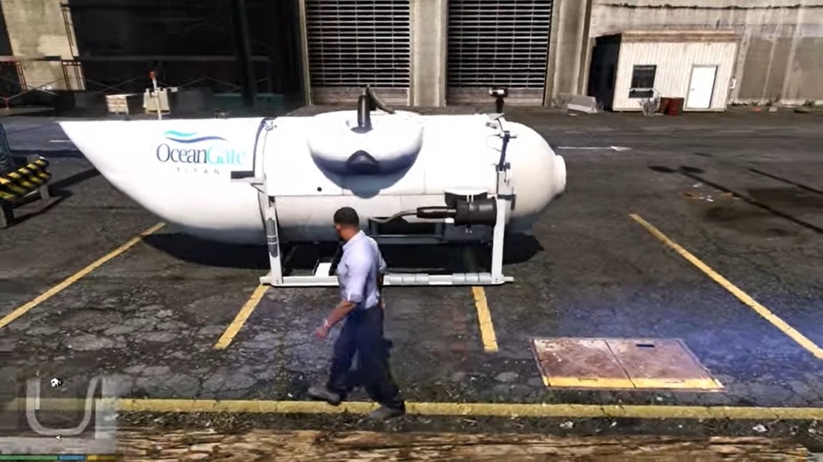 Titan, il sottomarino imploso in una mod di GTA V