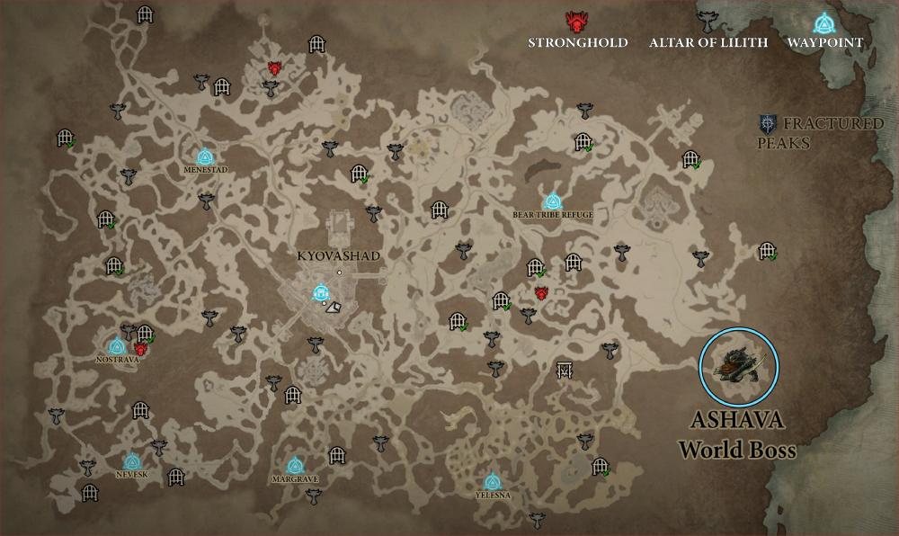 Mappa di Diablo IV