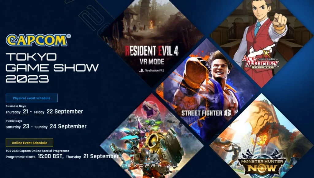 Capcom annuncia i suoi piani per il TGS 2023