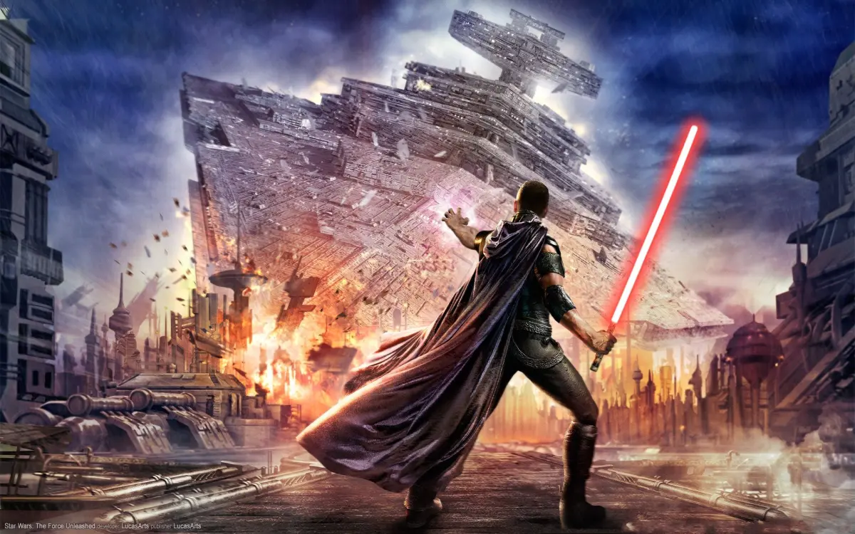 La posizione 10 dei 10 MIGLIORI giochi di Star Wars vede Star Wars The Force Unleashed