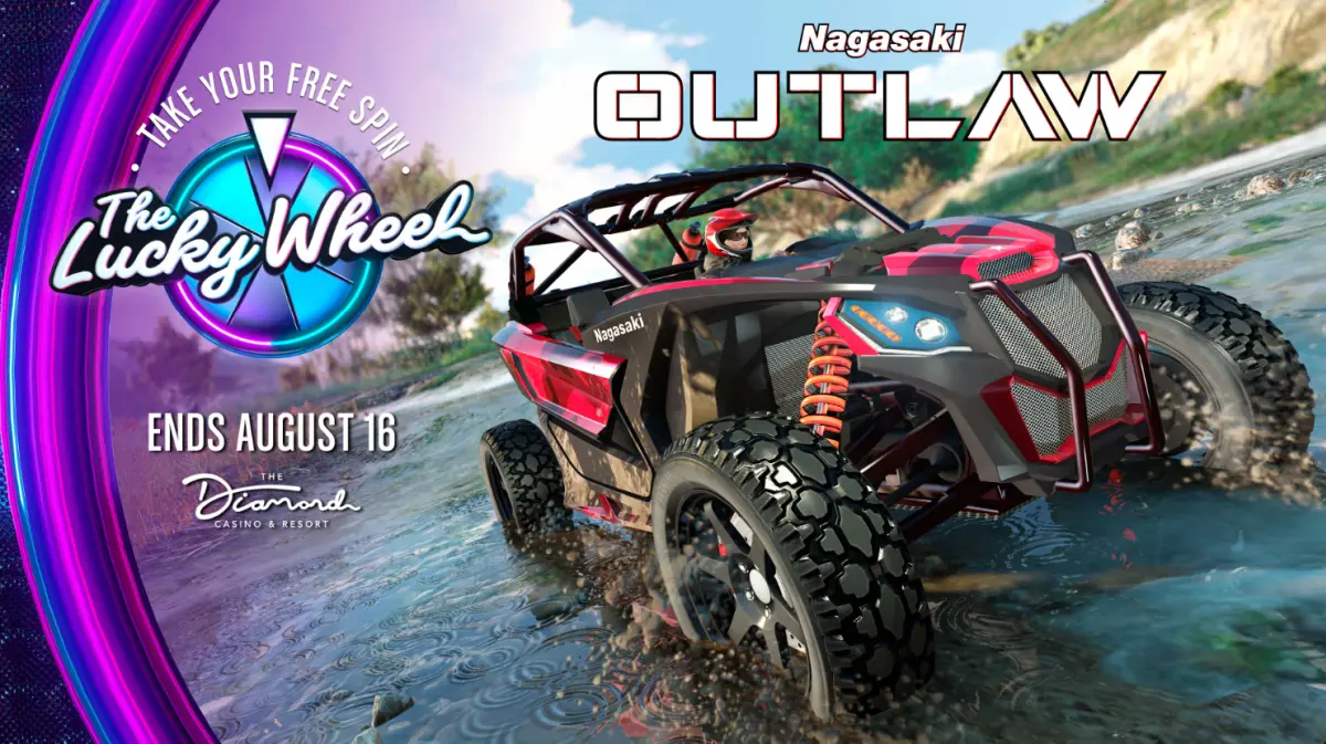 UPDATE GTA Online del 10 AGOSTO  veicolo ruota fortunata