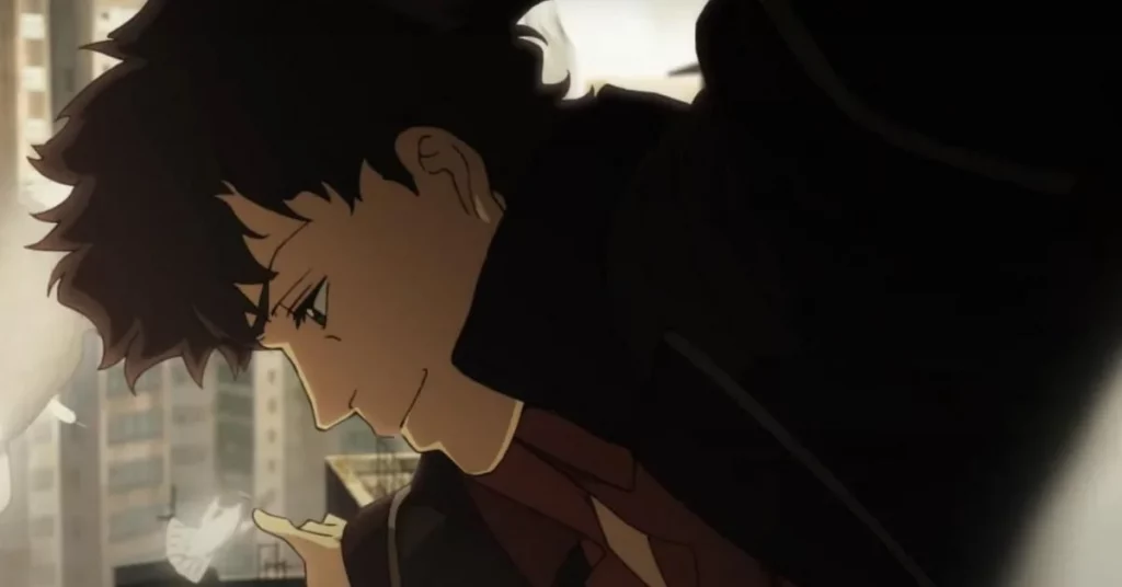 una delle scene del trailer con il protagonista dell'anime Lazarus