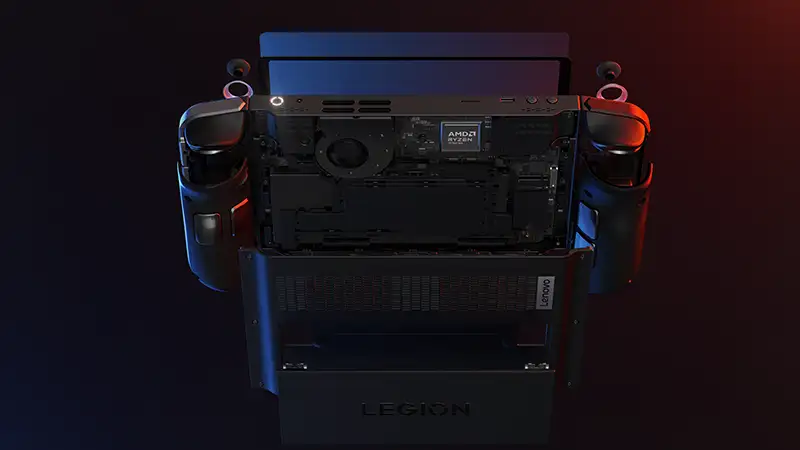 Lenovo Legion Go dettagli interni Scocca