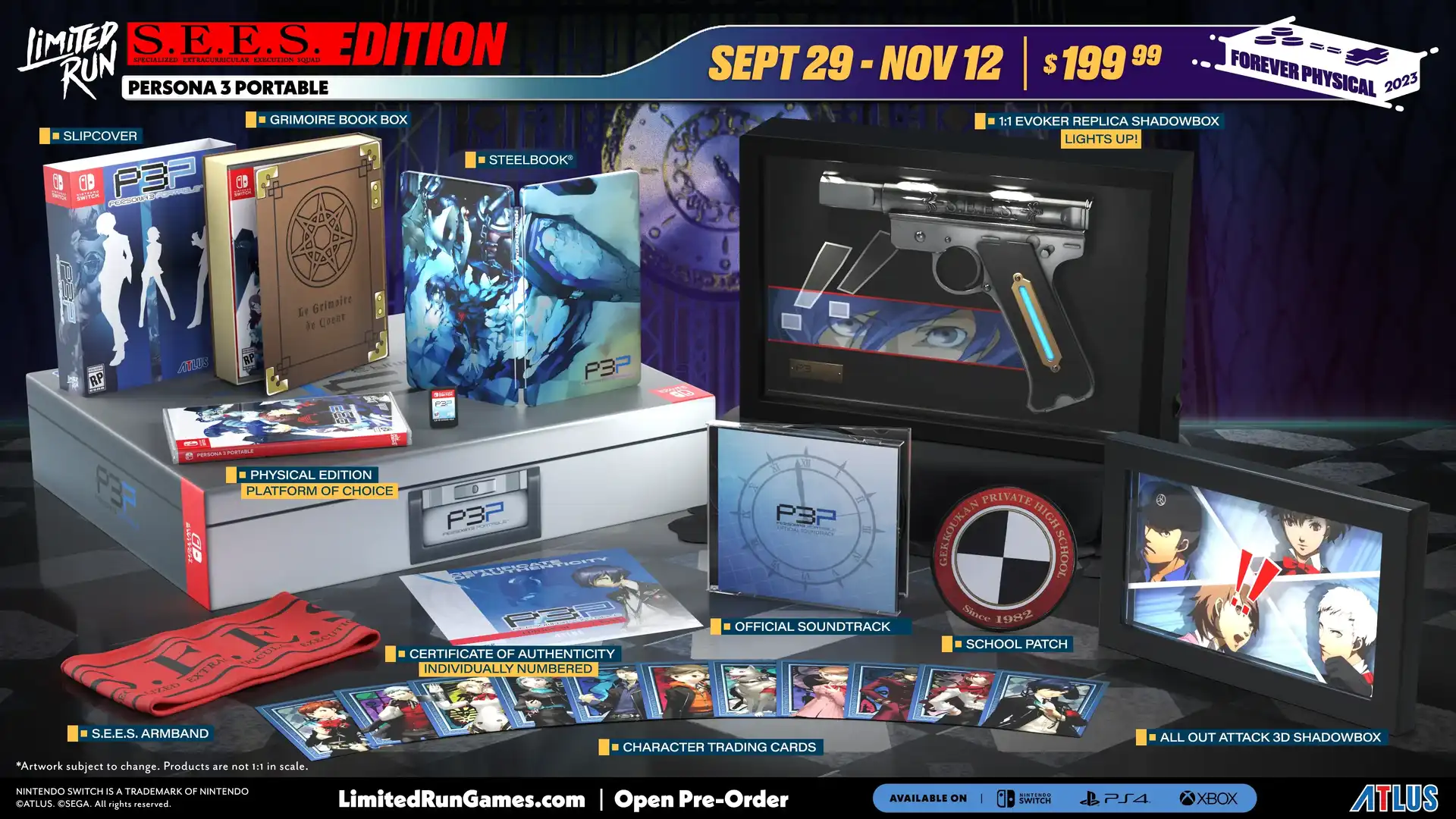 Persona 3 Portable ecco la SEES edition di limited run games