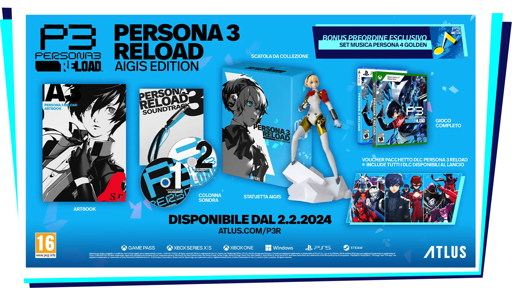 Persona 3 Reload la Aigis Edition è disponibile per la prenotazione.