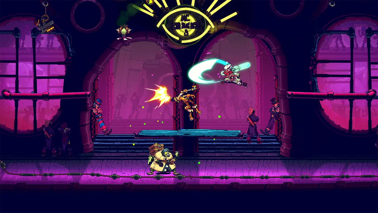 convergence Ekko Combatte dei Nemici a Zaun