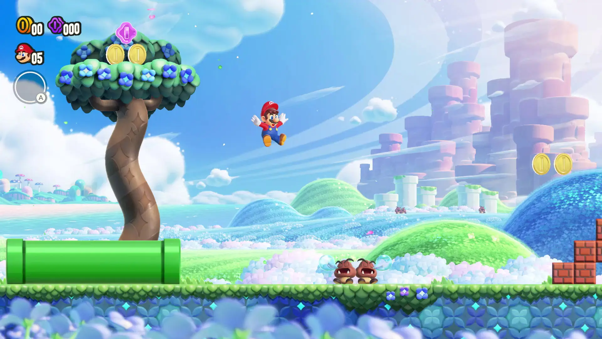 ANTEPRIMA Super Mario Wonder - MArio in caduta