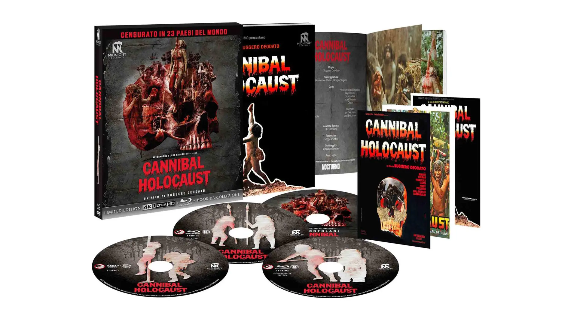 Cannibal Holocaust di Ruggero Deodato, la recensione del cofanetto 4K distribuito da Midnight Factory
