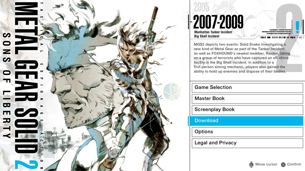 Metal Gear Solid Collection RECENSIONE MGS2 significa cinematografia e labirinti narrativi