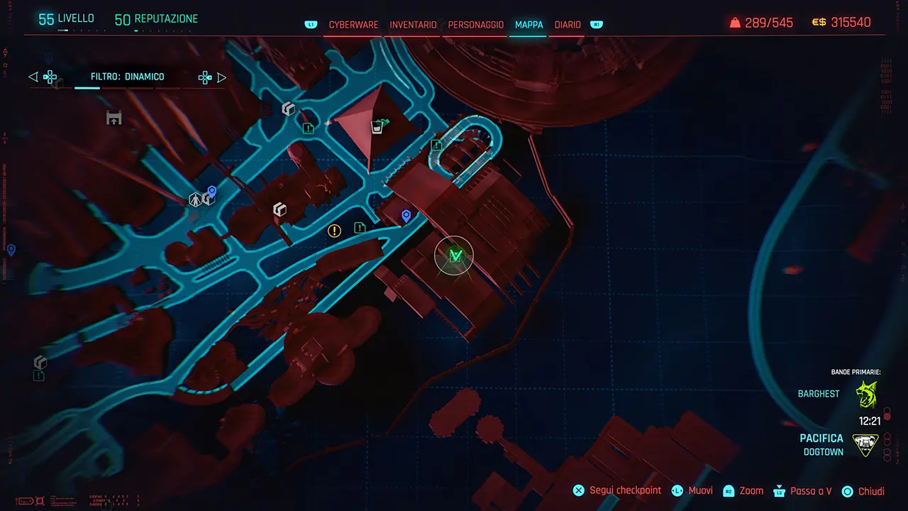 Cyberpunk 2077: Phantom Liberty - Guida per trovare tutti i terminali Relic