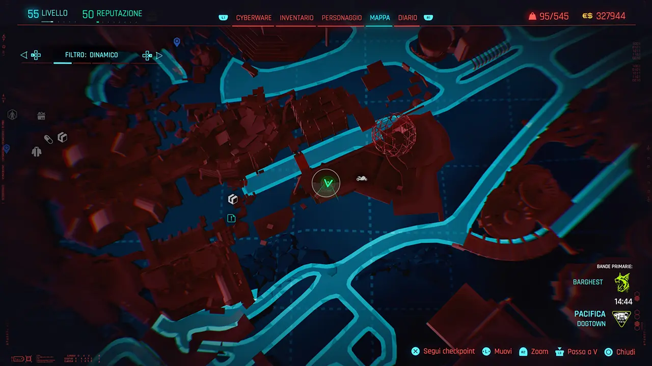 Cyberpunk 2077: Phantom Liberty - Guida per trovare tutti i terminali Relic