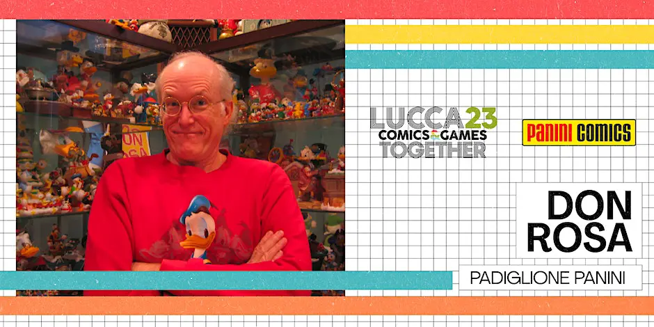 Don Rosa ospite lucca comics and games 2023