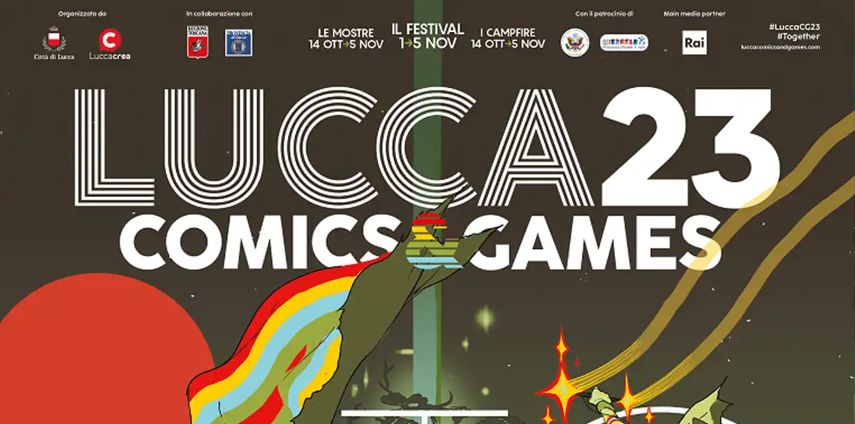 Lucca Comics and Games 2023 Together VIA al countdown