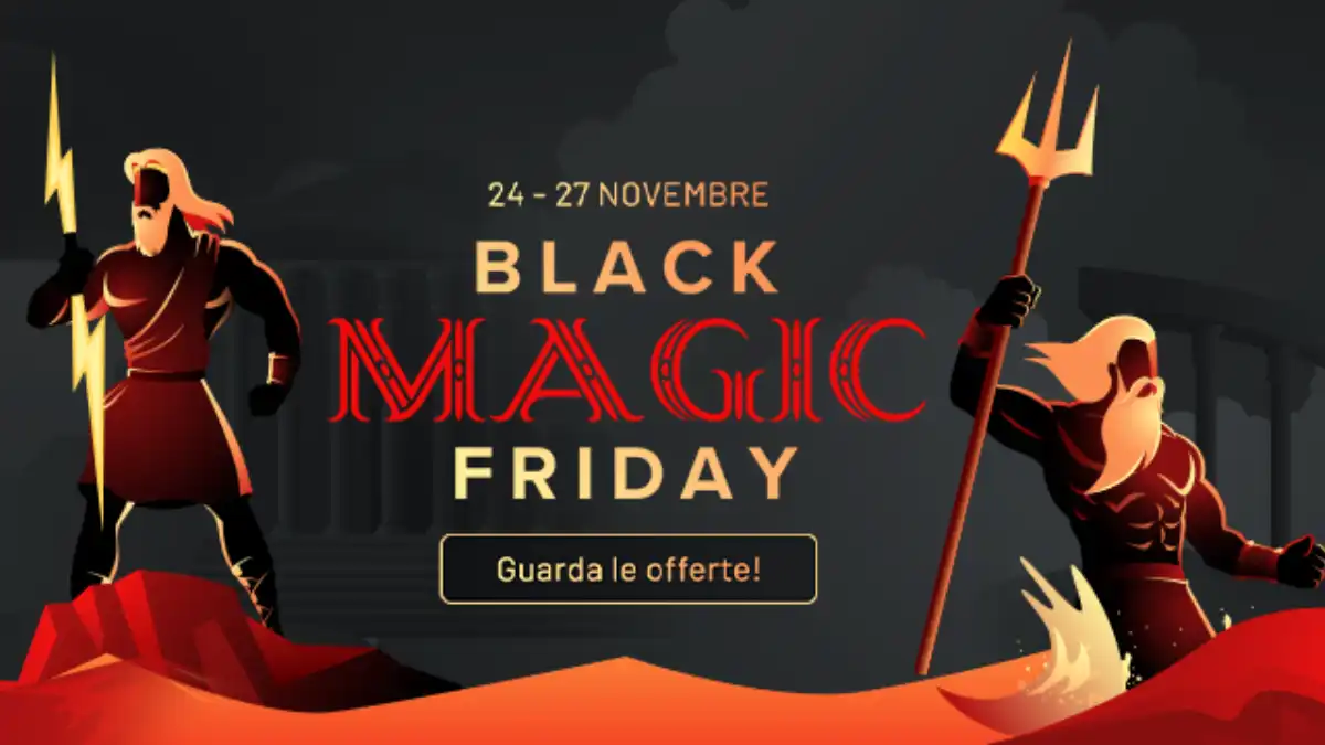 Instant Gaming, partono quattro giorni di offerte con il Black Magic Friday