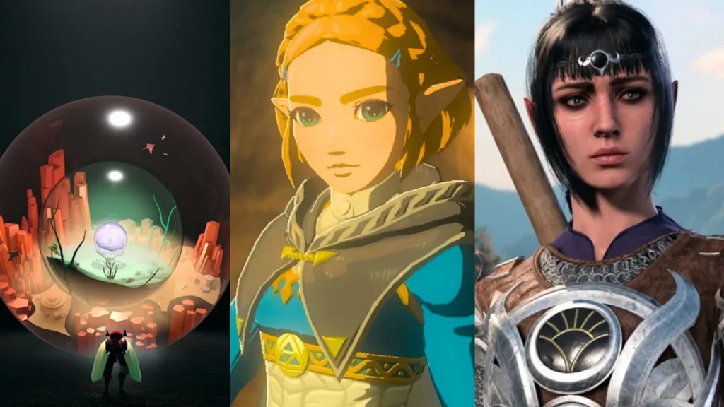 GDC Awards 2024 - Cocoon - The Legend of Zelda Tears of the Kingdom - Baldur's Gate 3