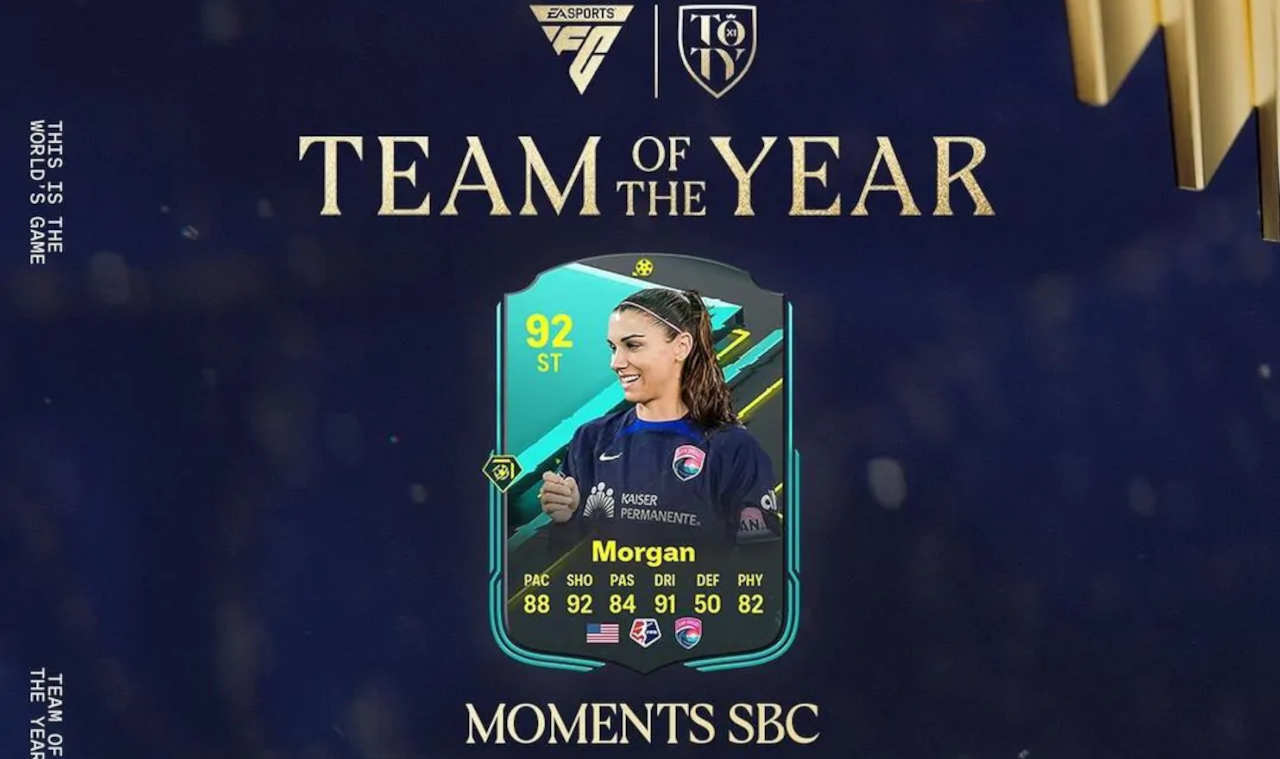 EA Sports FC 24, ecco la SBC di Alex Morgan Momenti TOTY