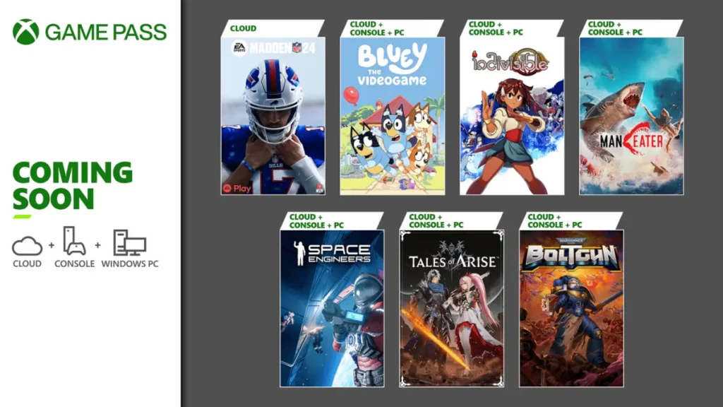 Xbox Game Pass Febbraio 2024 seconda metà nuovi giochi