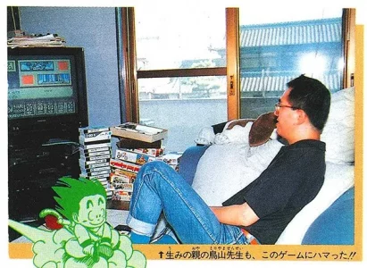 Akira Toriyama intento a rilassarsi con i videogiochi