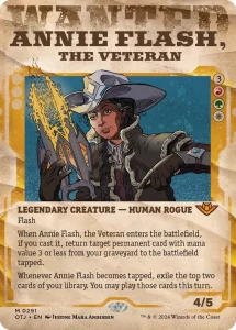Annie Flash the Veteran wanted poster