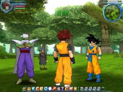 Dragon Ball Online game screen