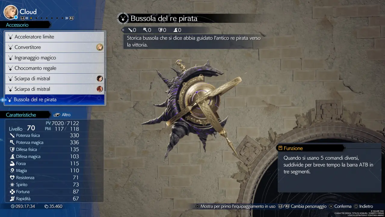 Final Fantasy VII Rebirth come ottenere la bussola del re pirata