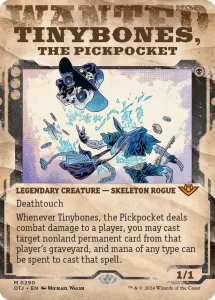 Tinybones the Pickpocket wanted poster