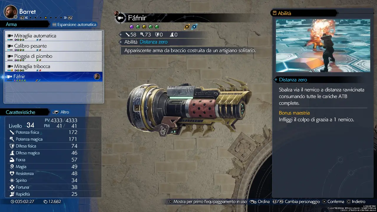 Final Fantasy VII Rebirth come completare l'arma perfetta